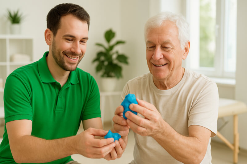 Ergotherapie - Übungen für Finger